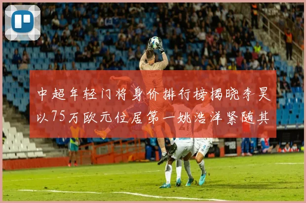 中超年轻门将身价排行榜揭晓李昊以75万欧元位居第一姚浩洋紧随其后
